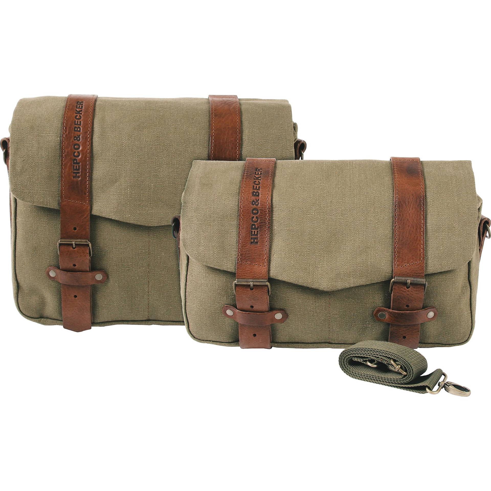 Hepco & Becker Satteltasche Legacy Canvas für C-Bow Paar ML 19 Liter grün von Hepco & Becker