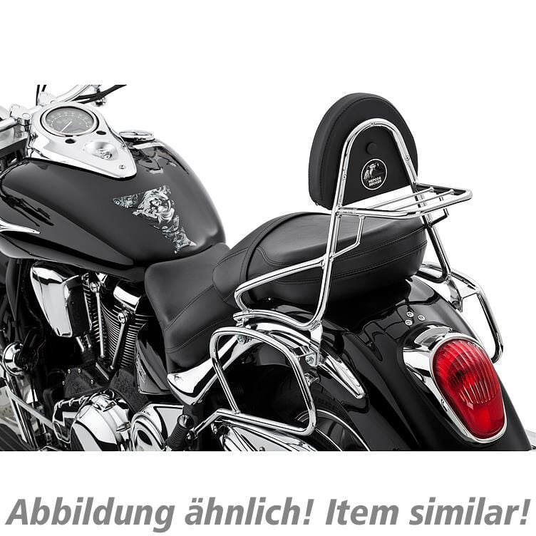 Hepco & Becker Sissybar mit Gepäckträger chrom für Honda VT 600 C Shadow von Hepco & Becker