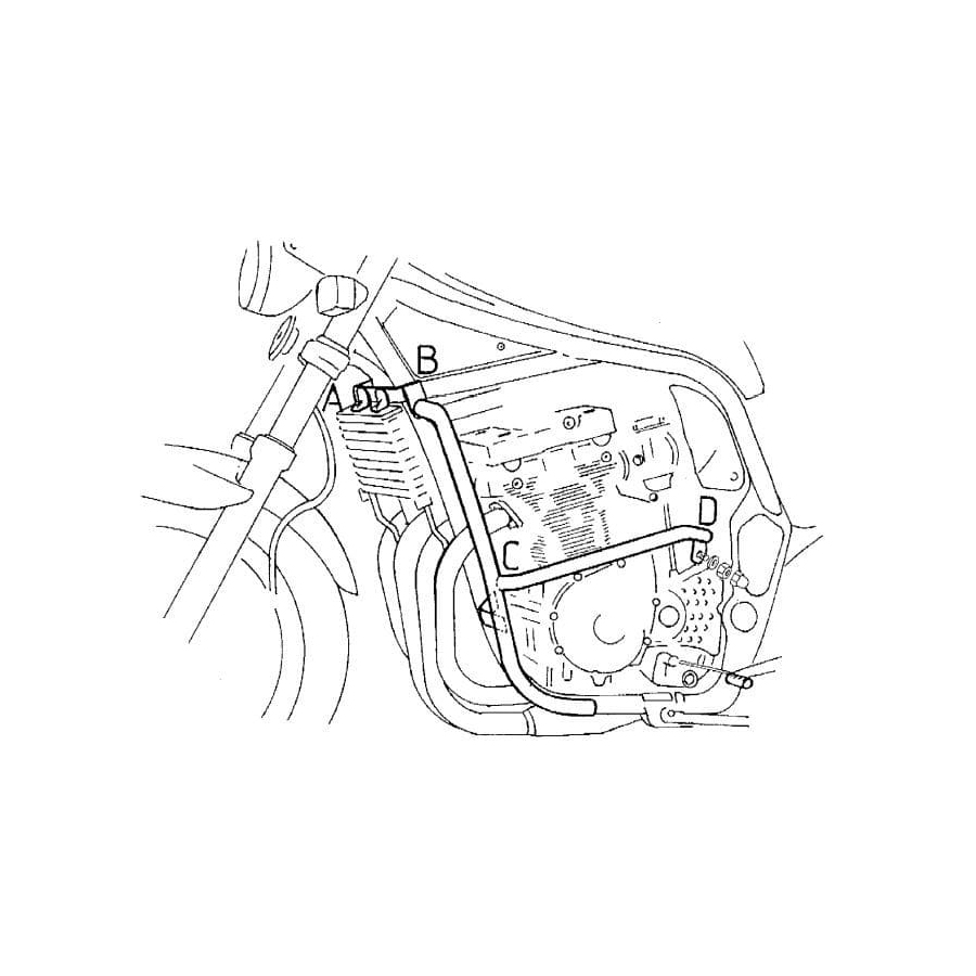 Hepco & Becker Sturzbügel chrom für Suzuki GSF 1200 Bandit /S 1996-2000 von Hepco & Becker