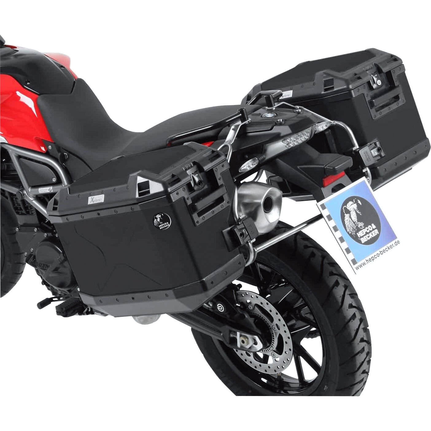 Hepco & Becker Xplorer Cutout Kofferset schwarz für BMW F 650/700 GS von Hepco & Becker