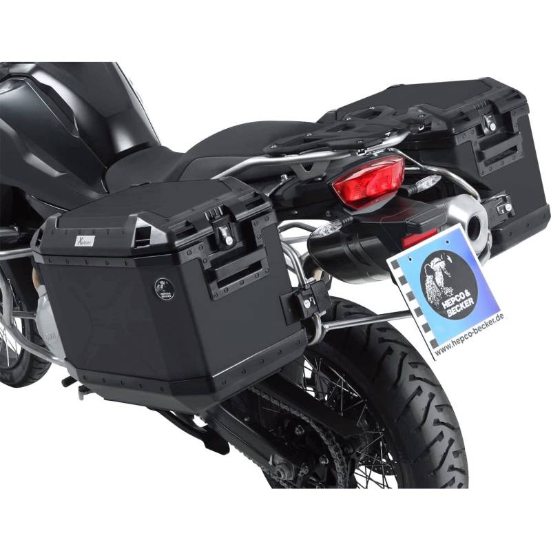 Hepco & Becker Xplorer Cutout Kofferset schwarz für BMW F 750 GS von Hepco & Becker