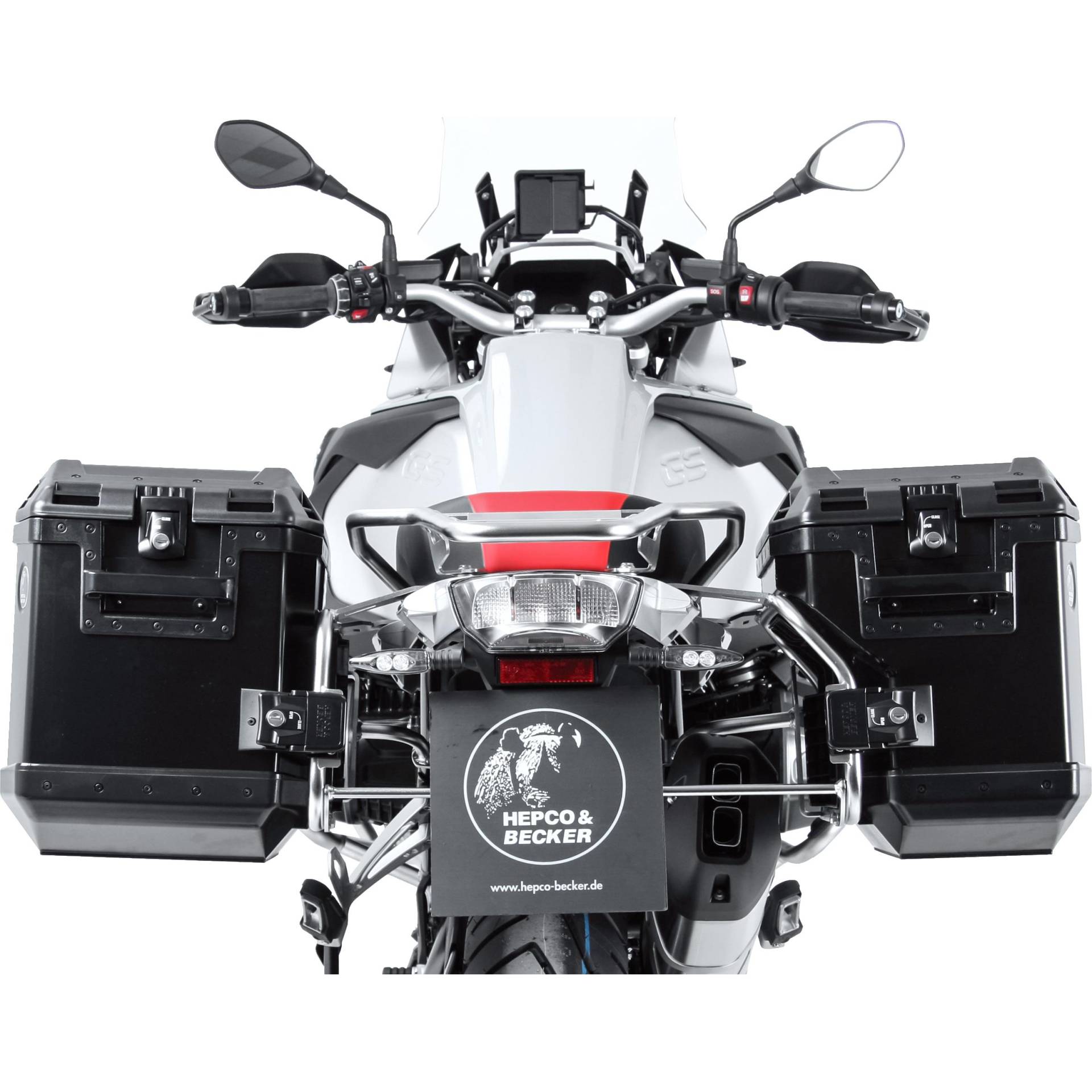 Hepco & Becker Xplorer Cutout Kofferset schwarz für BMW R 1250 GS Adventure von Hepco & Becker