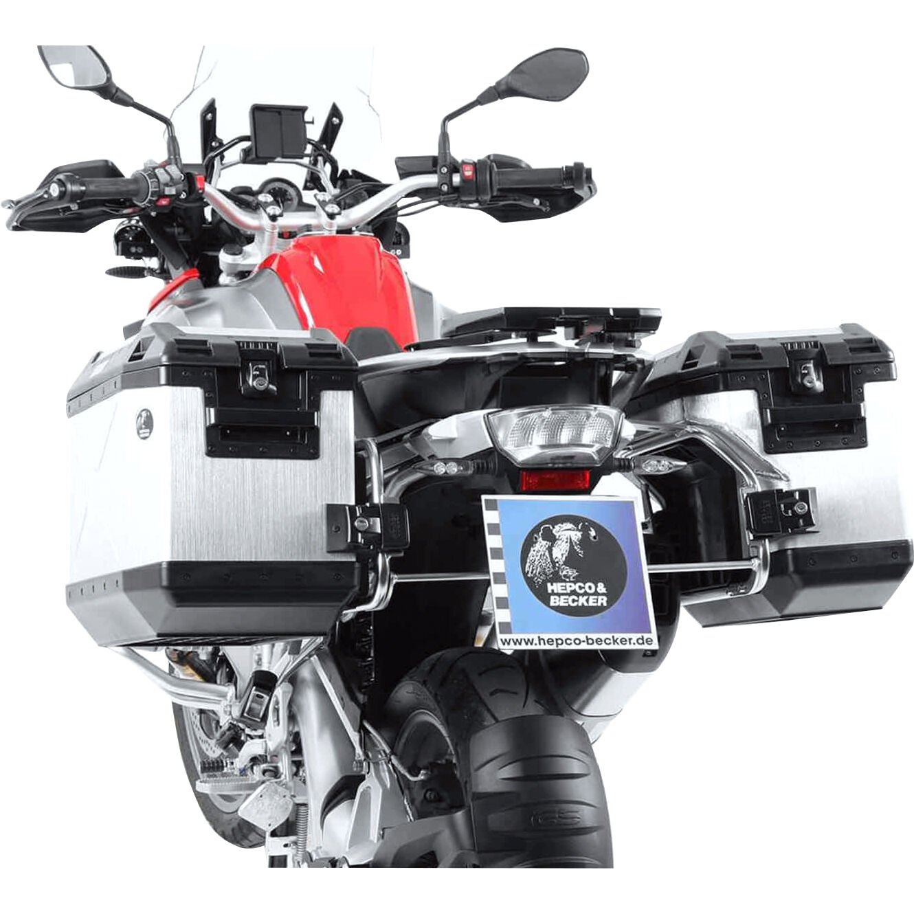 Hepco & Becker Xplorer Cutout Kofferset silber für BMW R 1200 GS LC Adventu von Hepco & Becker