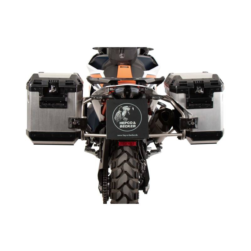 Hepco & Becker Xplorer Cutout Kofferset silber für KTM 890 Adventure /R/Ral von Hepco & Becker