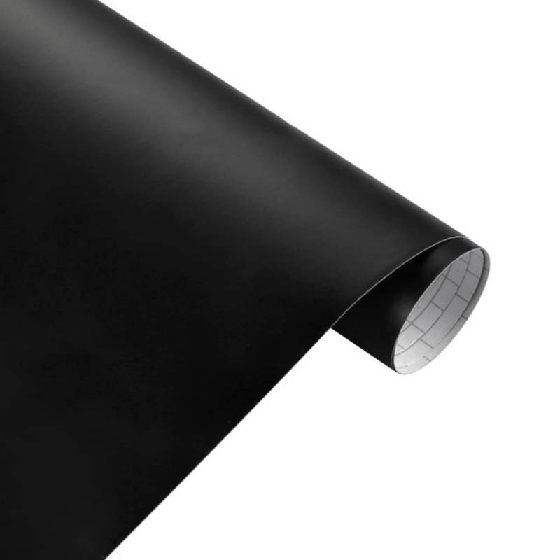 Selbstklebend Vinyl Autofolie,Auto Folie Klebefolie Blasenfrei Auto Schutz Folie Lackschutzfolie DIY PVC Wrap Auto Styling Folie Autoaufkleber für Innen Außen für Auto, Motorrad,Schwarz 50 * 200cm von Herbests