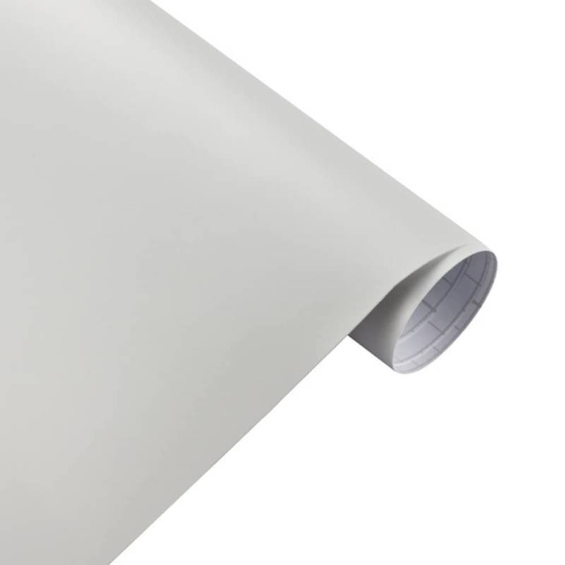 Selbstklebend Vinyl Autofolie,Auto Folie Klebefolie Blasenfrei Auto Schutz Folie Lackschutzfolie DIY PVC Wrap Auto Styling Folie Autoaufkleber für Innen Außen für Auto, Motorrad,Weiß 50 * 200cm von IUSOT