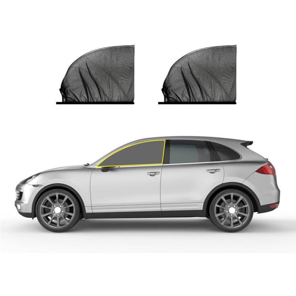 Auto Seitenfenster Sonnenschutz für Benz GLC Coupe 2017-2023, Autofenster Seitenscheibe Sonnenblende UV Schutz PrivatsphäRe Zubehör,A/Front-window von HerfsT