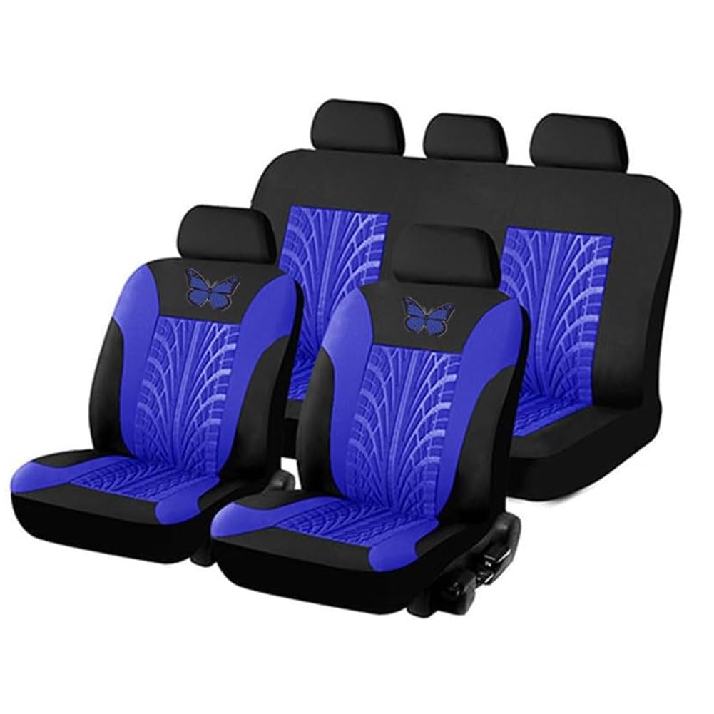 Auto Sitzbezüge Set für Mitsubishi Space Star 2.GEN 2.gen,Stoff Autositzbezüge Schonbezüge Wasserdicht Atmungsaktiv Autositzschoner Zubehör,D/Purple von HerfsT