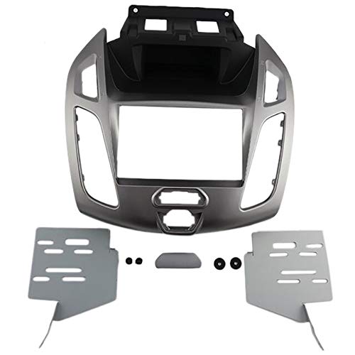 Hermosiey 2 Din Auto Fascia Radio Panel DVD Rahmen Installations Kit für Transit Connect, Tourneo Connect 2014 2015 von Hermosiey