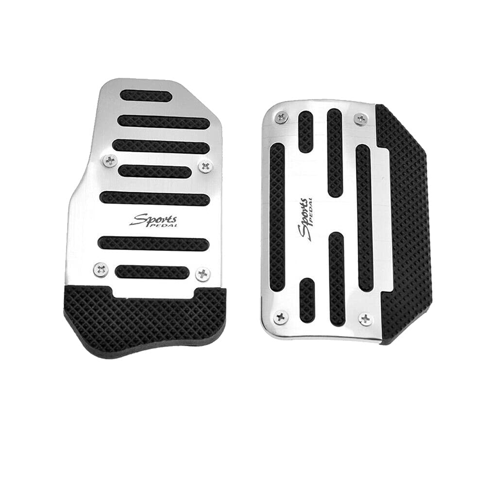 Hermosiey 2 StüCke Gas Gas Pedal und Bremse Pedal Abdeckung Fuß Polster rutschfest für Universal Automatikgetriebe Auto von Hermosiey