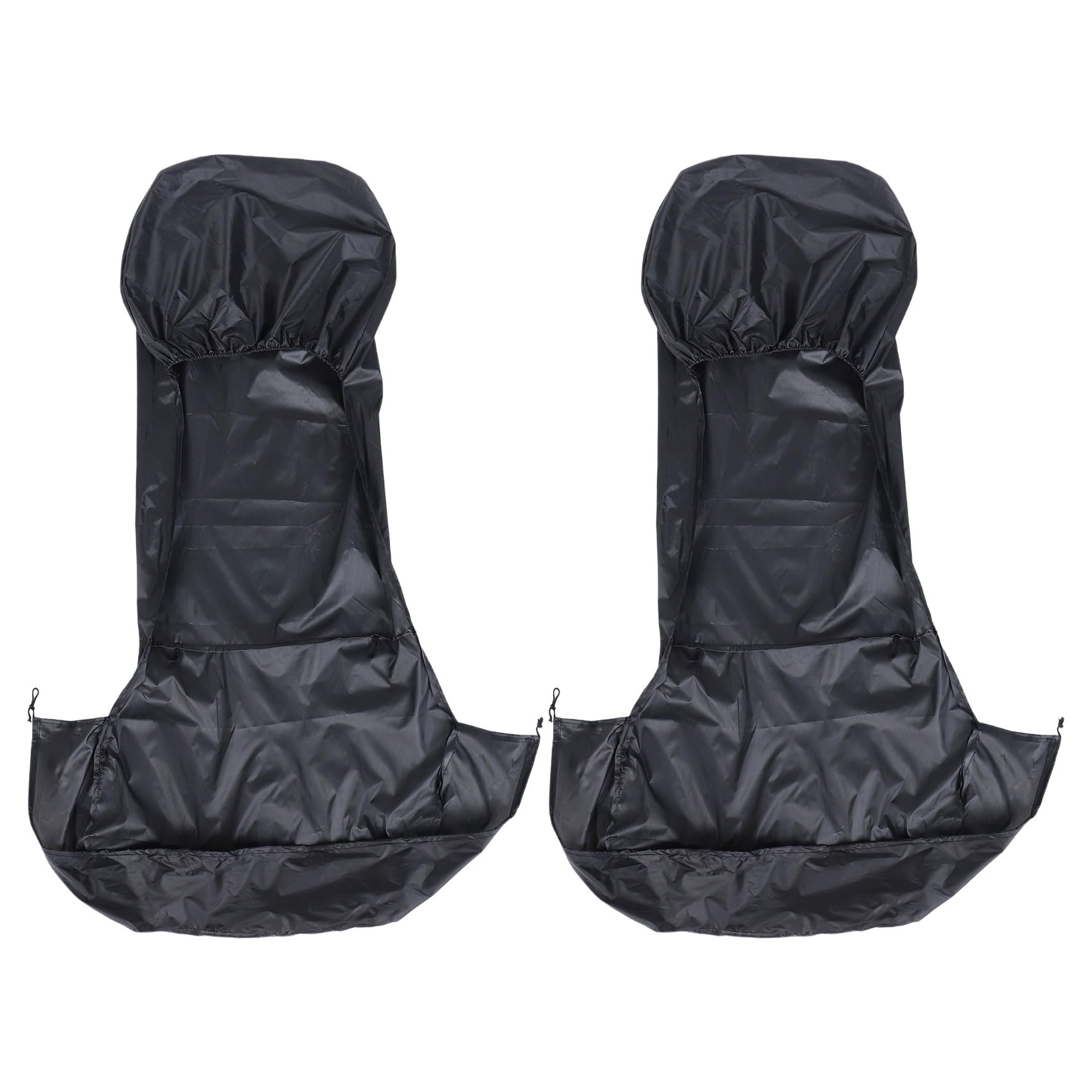 Hermosiey 2 x Universelle wasserdichte Nylon Vorne Auto Van Sitzbezuege Schuetzer Schwarz von Hermosiey