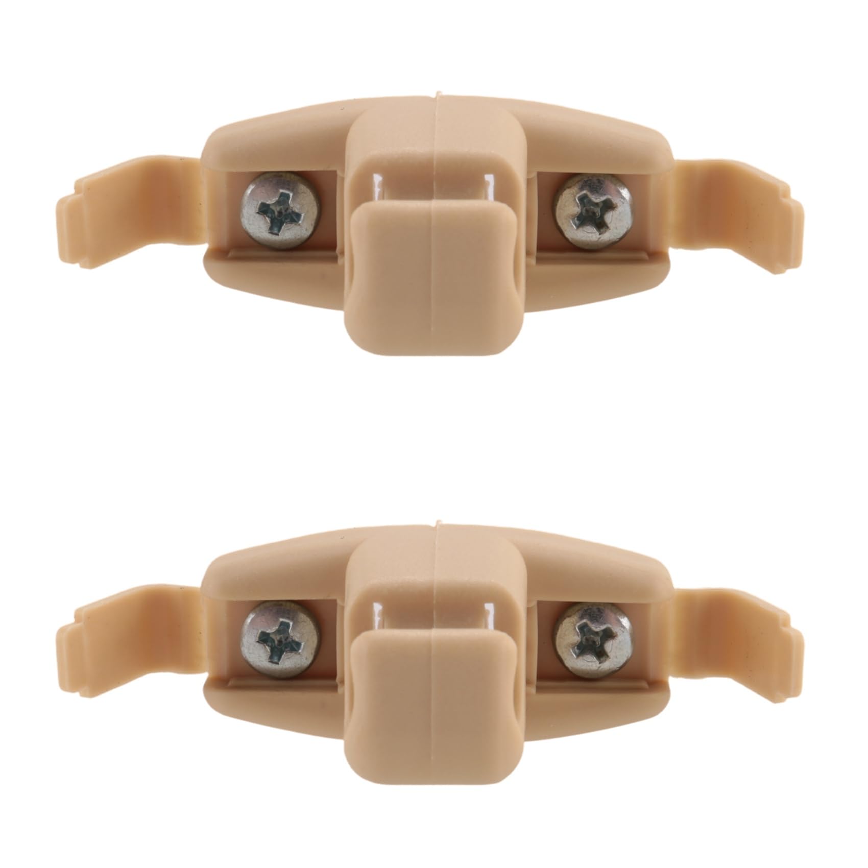 Hermosiey 2X Beige Sonnen Blende Clip Halter Halterung 51168243575 für E46 3 Series 325 M3 von Hermosiey