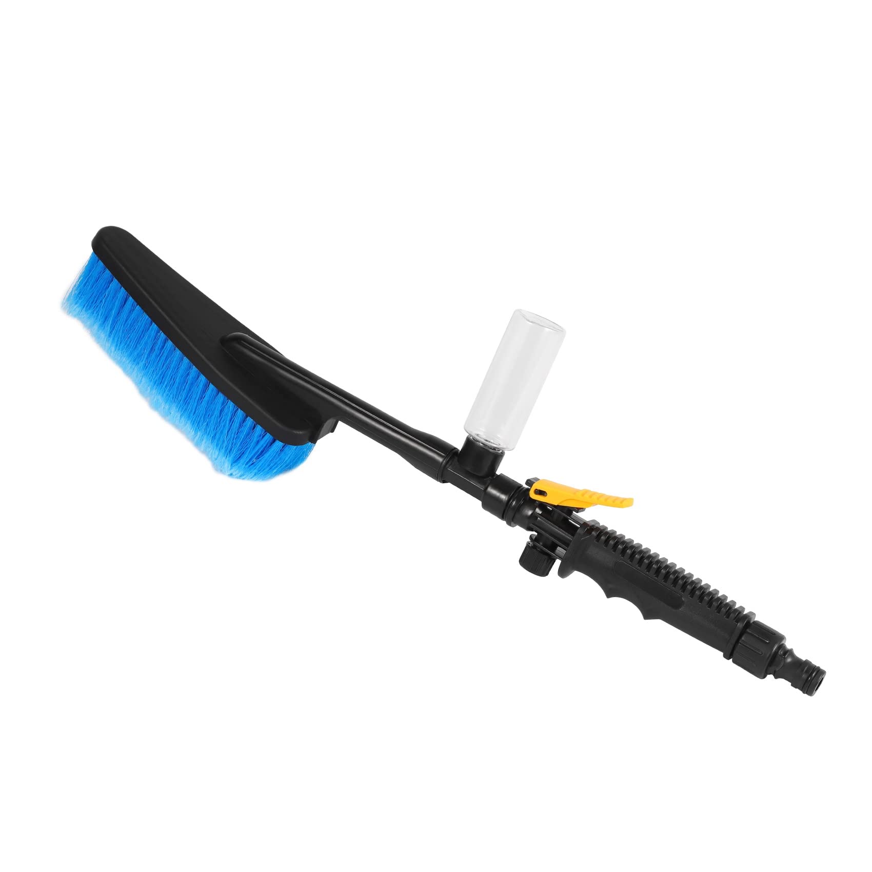 Hermosiey Autowaschbuerste Wasserspray Reinigungswerkzeug Weiche Borsten Langstieliger Duster von Hermosiey