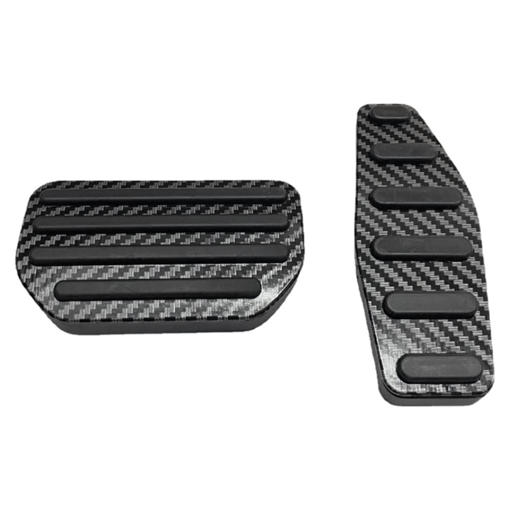 Hermosiey FüR Jimny 2019 2020 2021 Auto Gas Pedal Bremse Pedal Abdeckung Aluminium Legierung Pedal Pad ZubehöR, Automatisch von Hermosiey