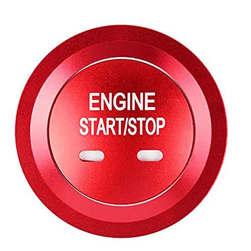 Hermosiey ZüNden Knopf Aufkleber für Push Start Stop Aufkleber Kappen Abdeckungen von Hermosiey