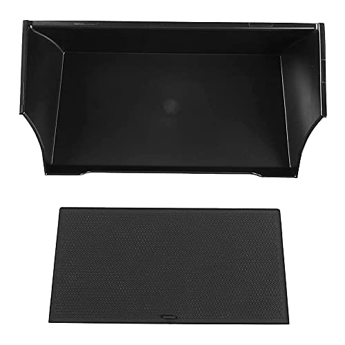 Hermosiey für 110 2020-2021 ABS Schwarz Auto Zentrale Lagerung Armlehne Box Aufbewahrungsbox Telefonbox von Hermosiey