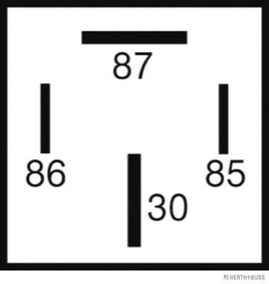 Herth+Buss Jakoparts 75614152 Relais, Arbeitsstrom Schliesser 24V/70Ah von Herth+Buss