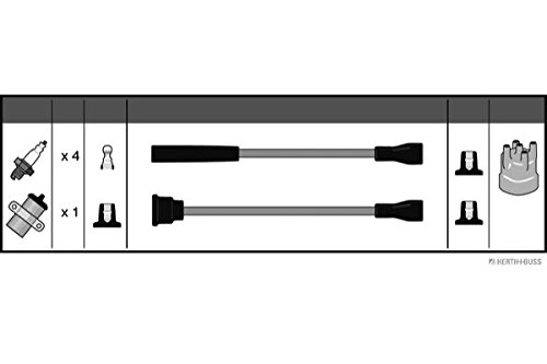 Herth+Buss Jakoparts J5388004 Zündleitungssatz von Herth+Buss