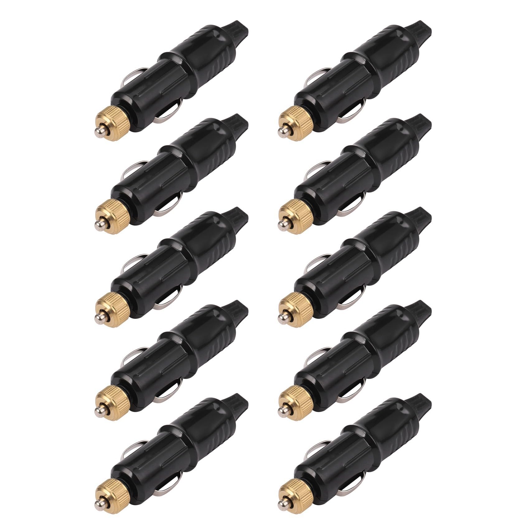 Hfourhnik 10X 12 / 24V ZigarettenanzüNder Stecker Adapter LadegeräT + Sicherungsset von Hfourhnik