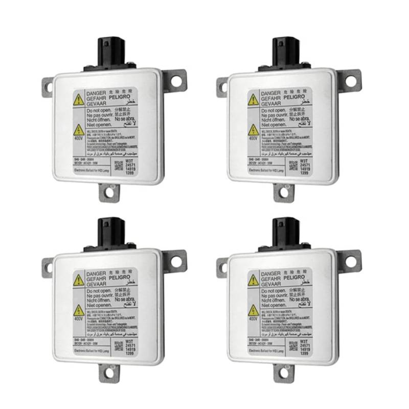 Hfourhnik 4X Auto Xenon HID Scheinwerferlampe Vorschaltgerät für -V für -5 W3T21571 W3T23371 von Hfourhnik