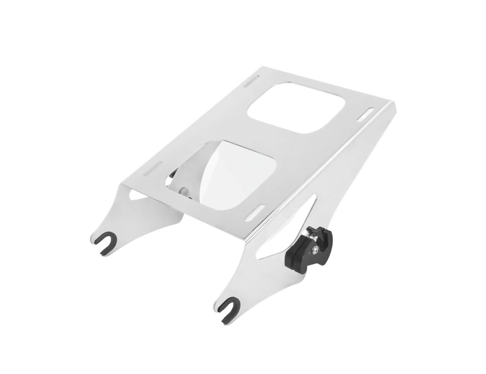 Motorrad Gepäckträger Für Touring Electra Street Glide Road King FLTRX 2014-2022 Motorrad Gepäck Rack Abnehmbare Unterstützung Tour Pack Halterung Hinterradgepäckträger(Chrome Luggage Rack) von Hgkqbomb