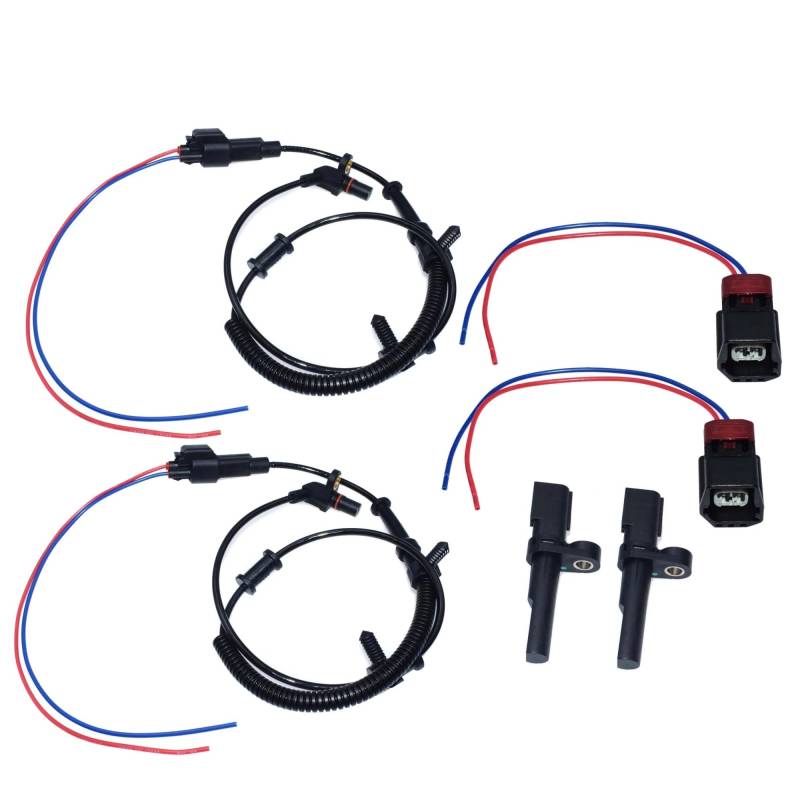 ABS Sensor Für Dodge Für Ram 1500 2009 2010 2011 2012 Vorne Hinten Links Oder Rechts ABS Rad Geschwindigkeit Sensor 56028668AA 56028668AE Raddrehzahlsensor(Kit F) von Hguvsjd