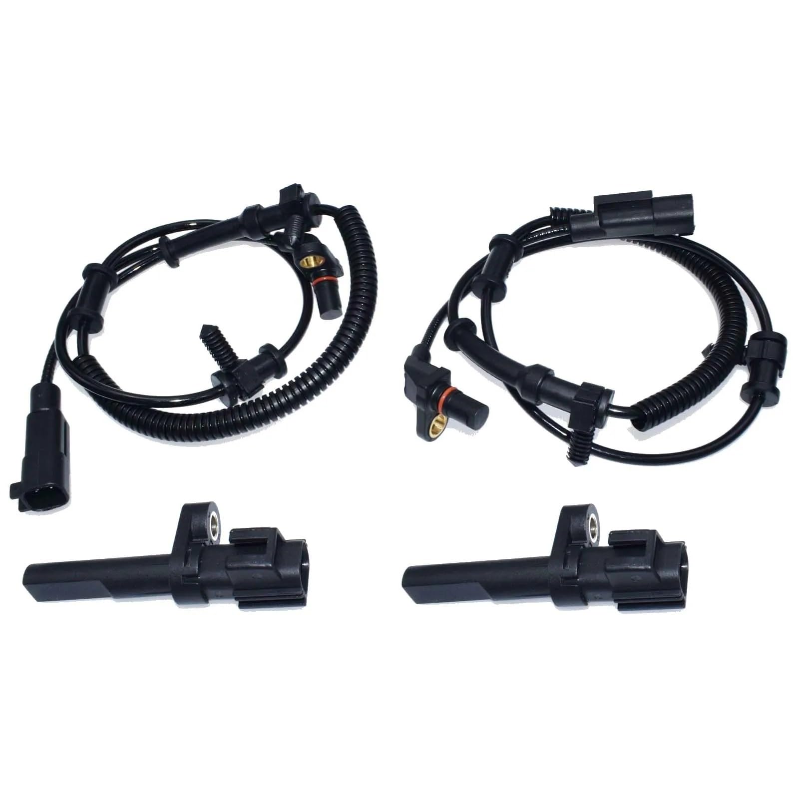 ABS Sensor Für Dodge Für Ram 1500 2500 2004-2012 Vorne Hinten Links Rechts ABS Rad Geschwindigkeit Sensor 56028668AE 56028668AB 68060333AA Raddrehzahlsensor(1 Kit) von Hguvsjd