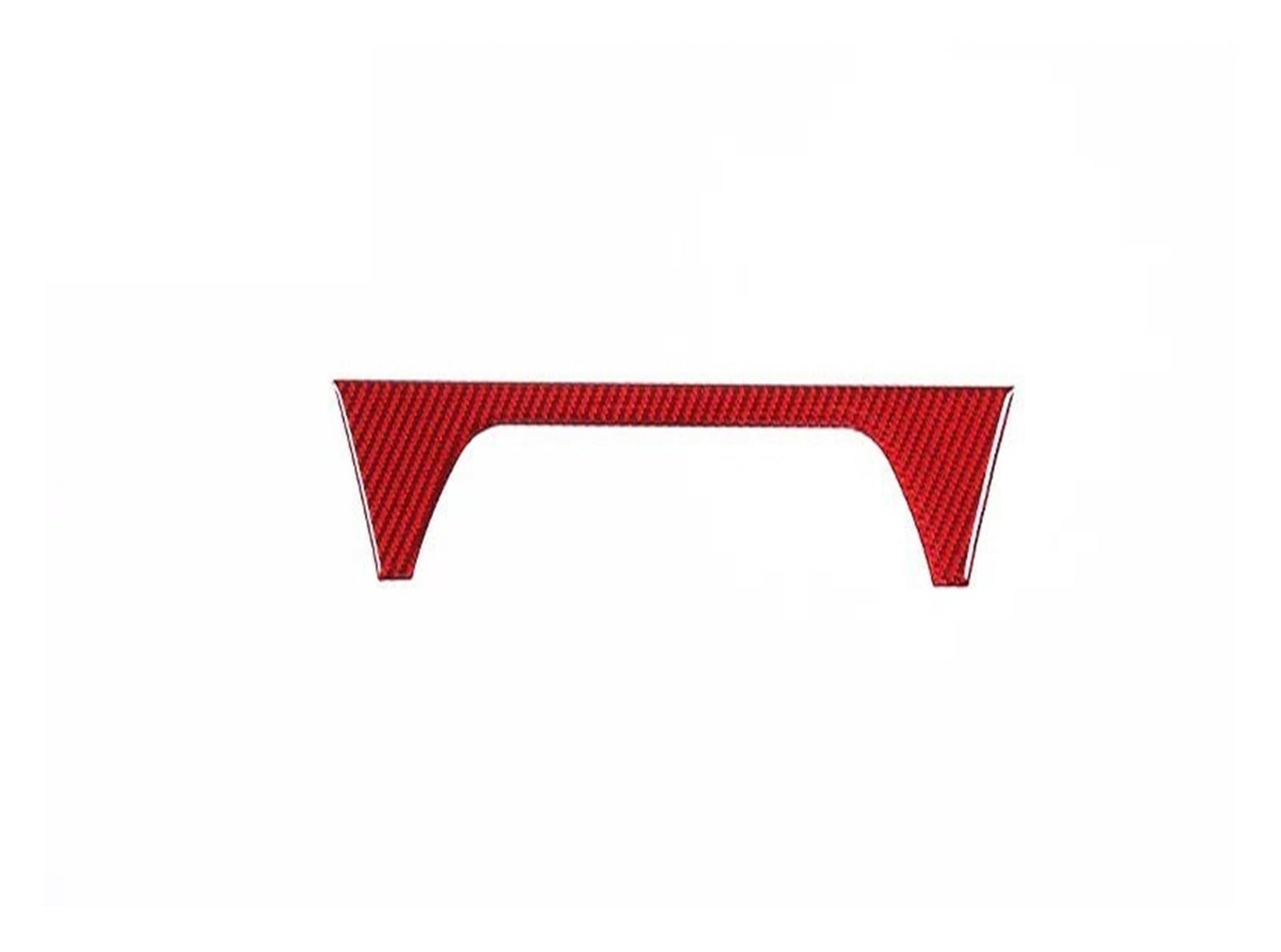 Auto Innenraum Für 5 Series G60 2024 Auto Center Console Wasserbecherhalter Frontpanel Rahmen Trim Aufkleber 1 STK Interieur Zubehör(Red) von Hguvsjd