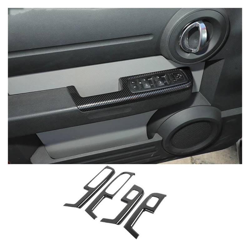 Auto Innenraum Für Dodge Für Nitro 2007-2012 ABS Zentrale Dashboard Dekoration Lenkrad Abdeckung Aufkleber Auto Zubehör Interieur Zubehör(C) von Hguvsjd