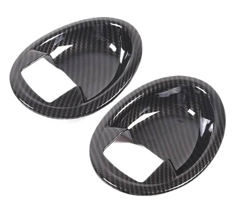 Auto Innenraum Für Für Eclipse 2006-2011 ABS Auto Innentür Schüssel Schutz Abdeckung Zierleisten Aufkleber Auto Zubehör 2 STÜCKE Interieur Zubehör(Carbon fiber) von Hguvsjd