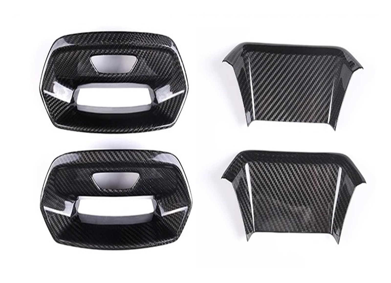 Auto Innenraum Für Für Urus 2018 2019 2020 2021 Carbon Fiber Auto Sitz Kopfstütze Hinten Dekorative Abdeckung Interieur Zubehör(Combination Black) von Hguvsjd