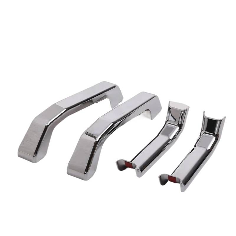 Auto Innenraum Für Hummer H2 2003 2004 2005 2006 2007 2008 2009 ABS Haube Deck Vent Panel Griff Abdeckungen Trim Interieur Zubehör(Silver-4pieces) von Hguvsjd