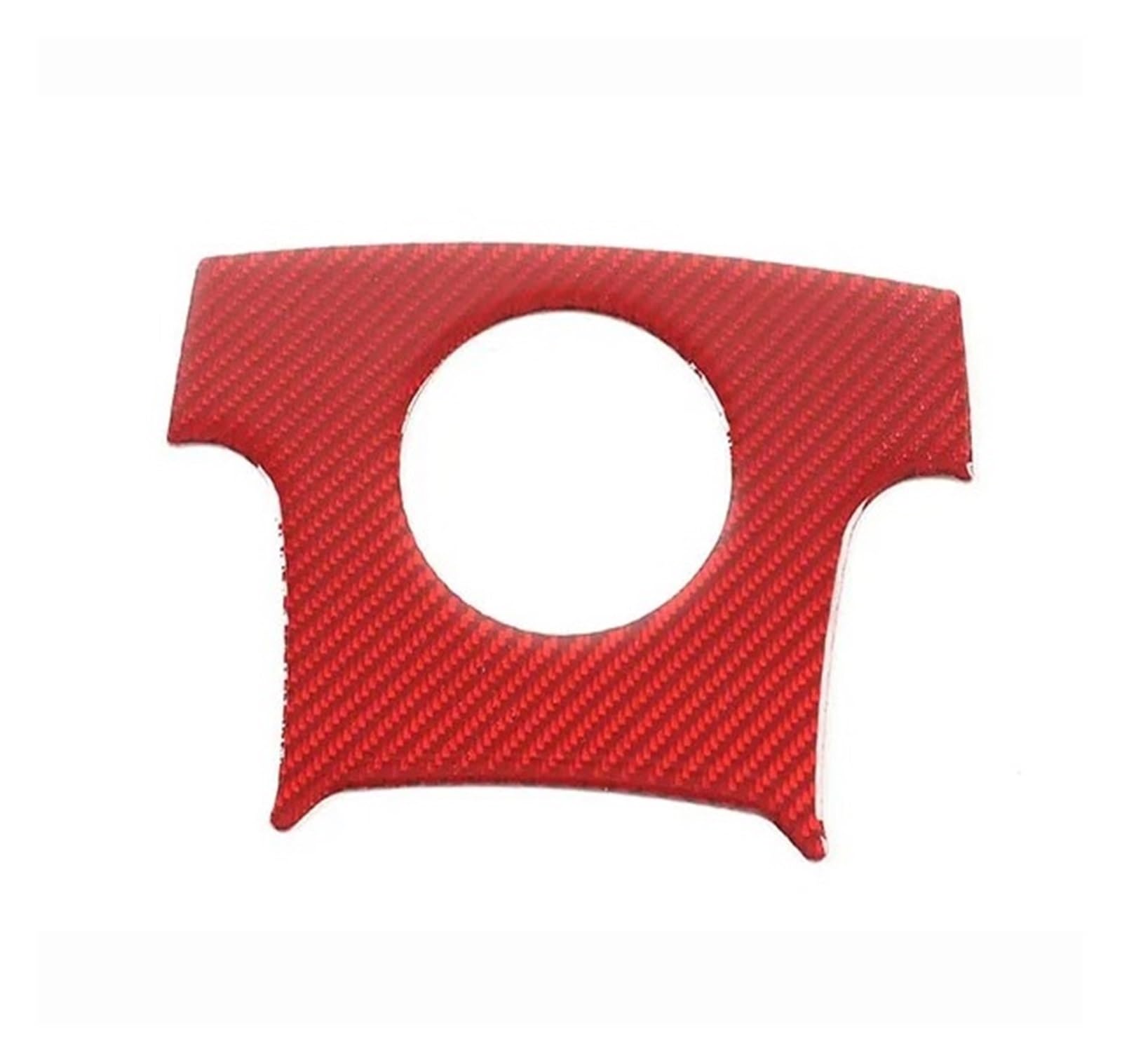 Auto Innenraum Für Hummer H2 2003-2007 Auto Lenkrad Logo Panel Aufkleber Dekoration Innen Auto Zubehör Interieur Zubehör(Red) von Hguvsjd