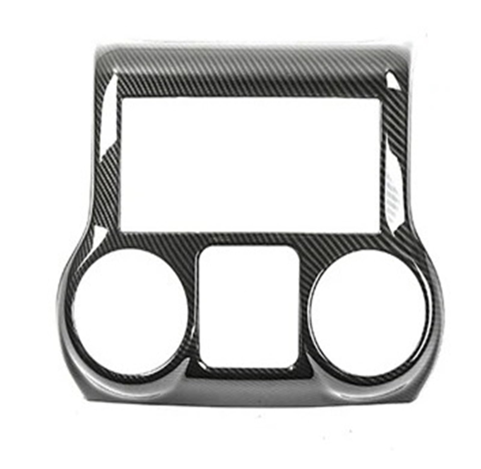 Auto Innenraum Für Jeep Für Wrangler JK 2007-2017 ABS Auto Mittelkonsole Armaturenbrett Dekoration Abdeckung Aufkleber Innenausstattung Interieur Zubehör(Central Control) von Hguvsjd