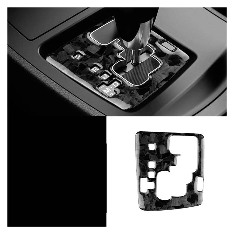 Auto Innenraum Für Mazda 3 2010 2011 2012 2013 Geschmiedete Kohlefaser Auto Zentrale Steuerung Gangschaltung Panel Abdeckung Aufkleber Innenausstattung Interieur Zubehör(Forged Carbon) von Hguvsjd