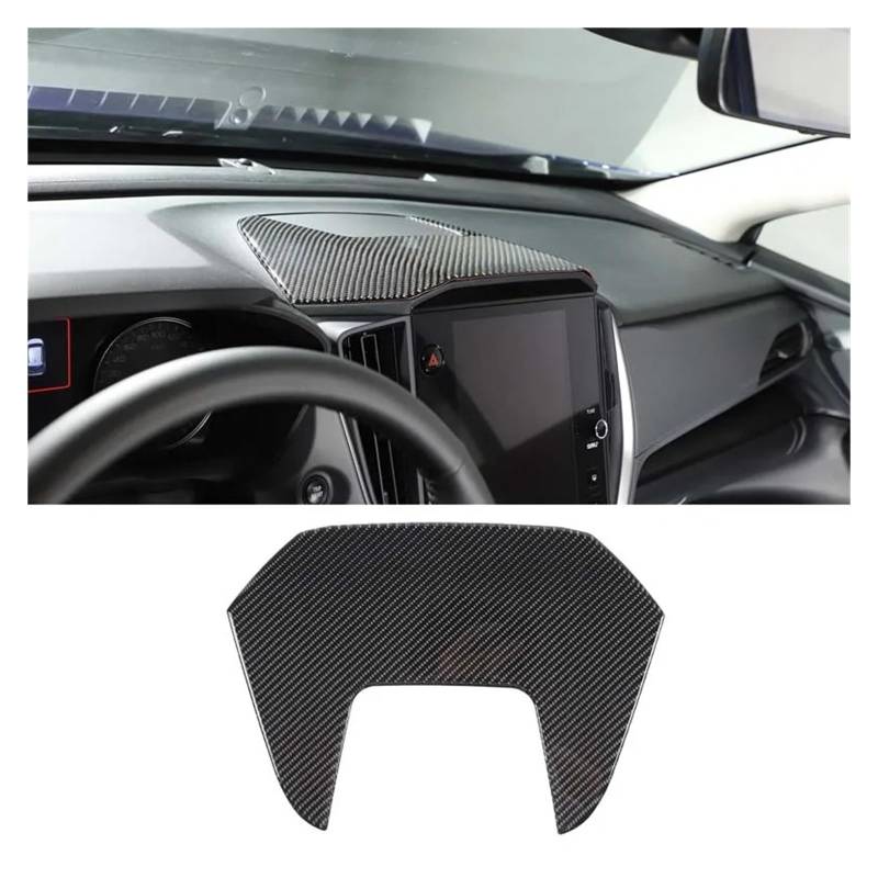 Auto Innenraum Für Subaru Für Crosstrek 2024 Schwarz Carbon Fiber Auto Innendekoration Zierrahmen Aufkleber Autozubehör Interieur Zubehör(G-b) von Hguvsjd