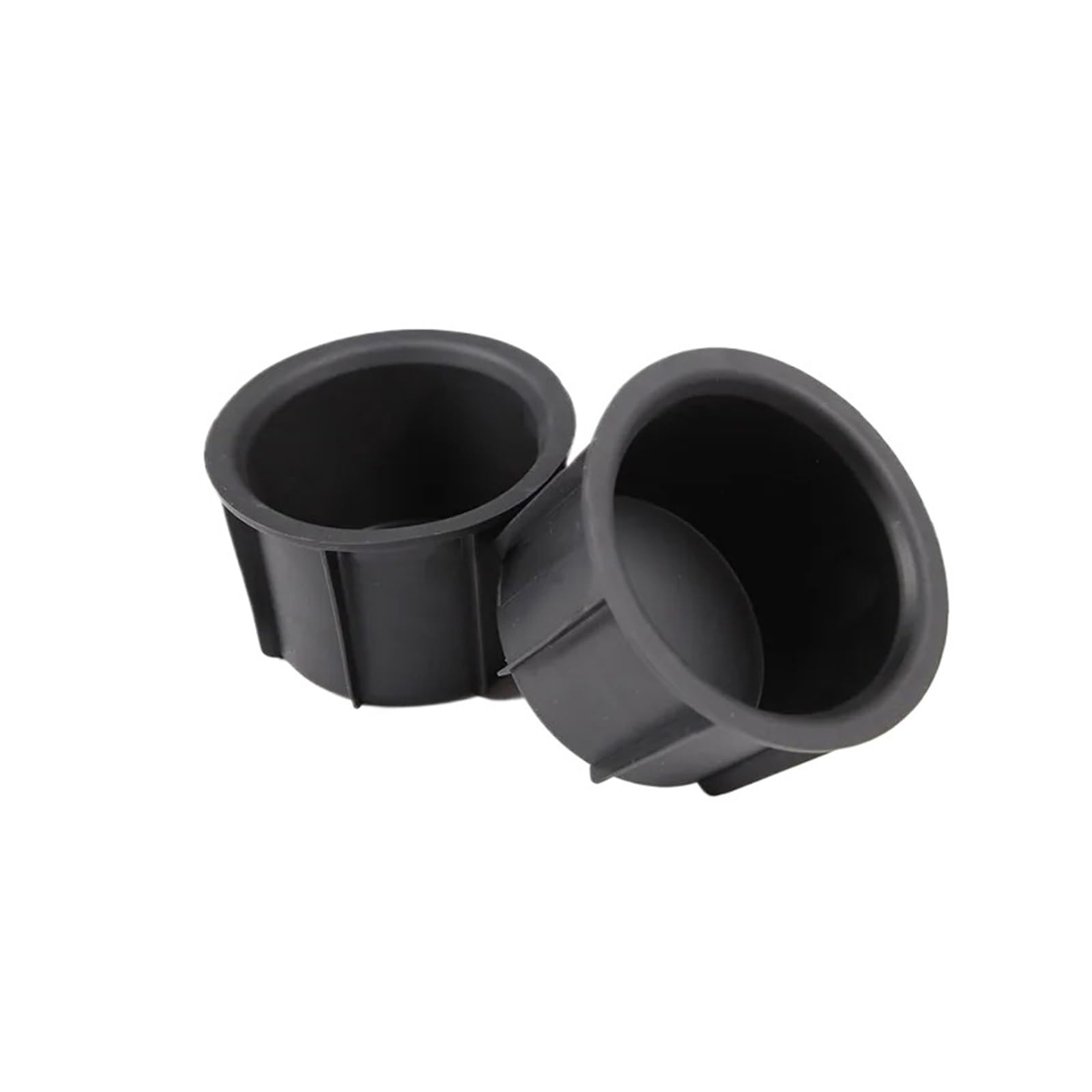 Auto Innenraum Für Toyota FJ Für Cruiser 2007-2021 TPE Auto Innen Änderung Zentrale Steuerung Wasser Tasse Lagerung Box Interieur Zubehör(2pieces Black) von Hguvsjd