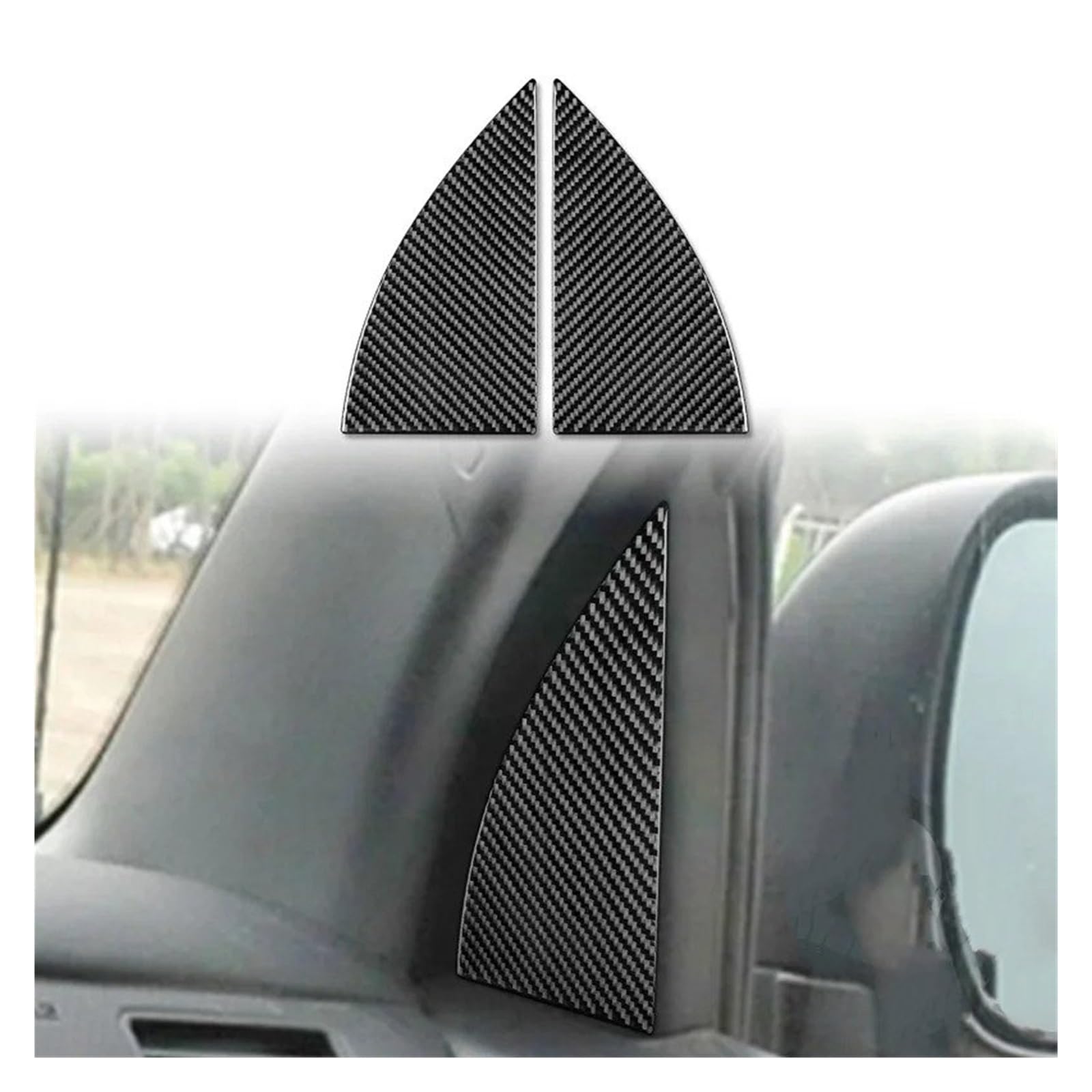 Auto Innenraum Für Toyota Für Tacoma 2015 2016 2017 2018 2019 2020 Schwarz Carbon Fiber Automotive Innen Dekoration Panel Aufkleber Interieur Zubehör(T) von Hguvsjd