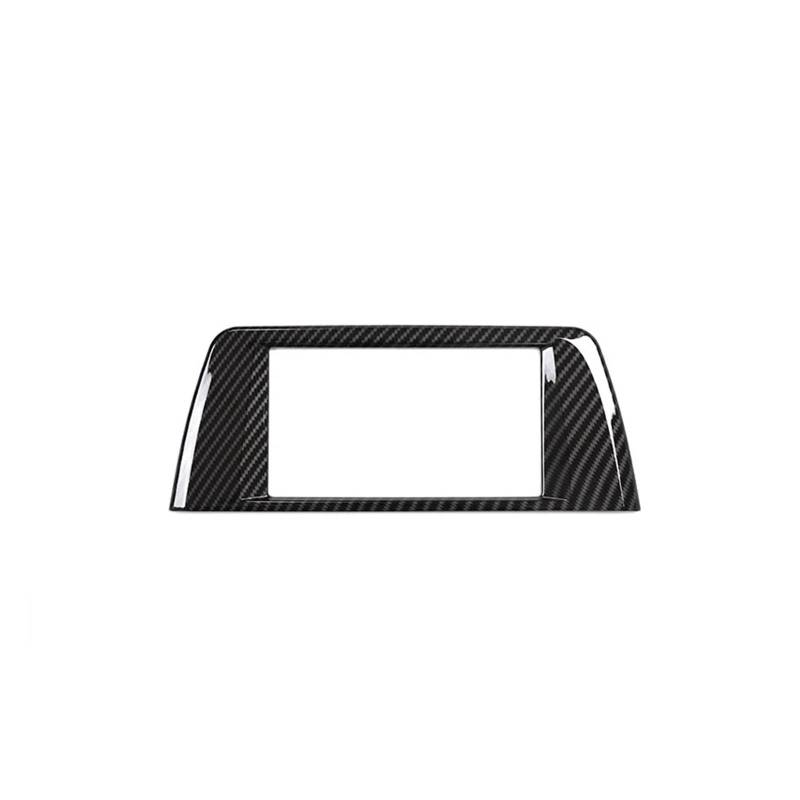 Auto Innenraum Für X1 F48 2016-2019 ABS Auto Center Console GPS Navigation Bildschirm Dekoration Rahmen Abdeckung Trim Auto Zubehör Interieur Zubehör(Carbon fiber) von Hguvsjd