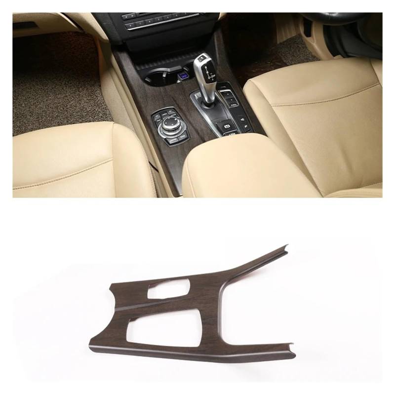 Auto Innenraum Für X3 F25 X4 F26 2011-2017 LHD RHD ABS Auto Center Control Getriebe Shift Panel Abdeckung Aufkleber Trim Zubehör Interieur Zubehör(RHD oak grain) von Hguvsjd