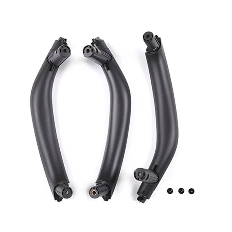 Auto Innenraum Für X5 X6 F15/F16 Links Rechts Auto Innen Griff Innen Tür Armlehne Panel Pull Trim Abdeckung 3 Teile/satz Interieur Zubehör(LHD Black) von Hguvsjd