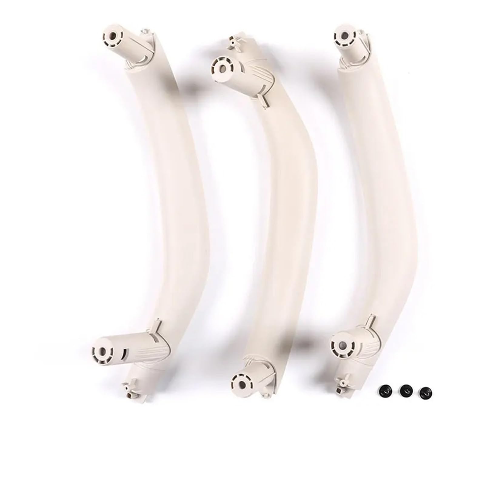 Auto Innenraum Für X5 X6 F15/F16 Links Rechts Auto Innen Griff Innen Tür Armlehne Panel Pull Trim Abdeckung 3 Teile/satz Interieur Zubehör(RHD creamy-white) von Hguvsjd