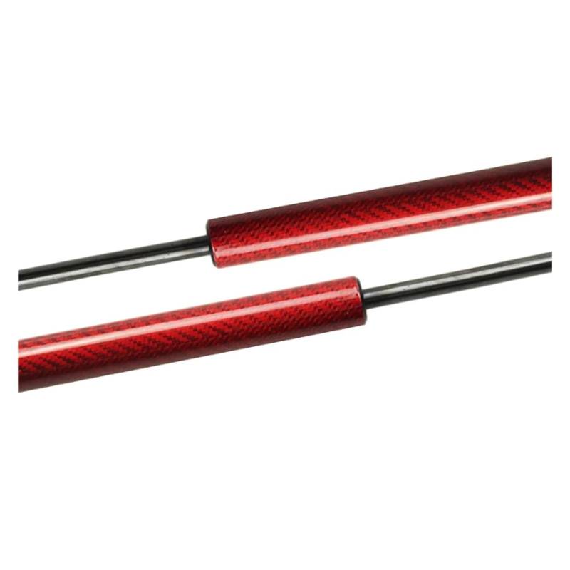 Gasdruckfeder Dämpfer Für VW Für Polo Für Vivo Mk4 6Q/9N/9N3 2001-2009 Haubenstreben Vordere Motorhaube Gasfedern Hebestützen Haubenlift Gasdruckdämpfer(Red Carbon Fiber) von Hguvsjd