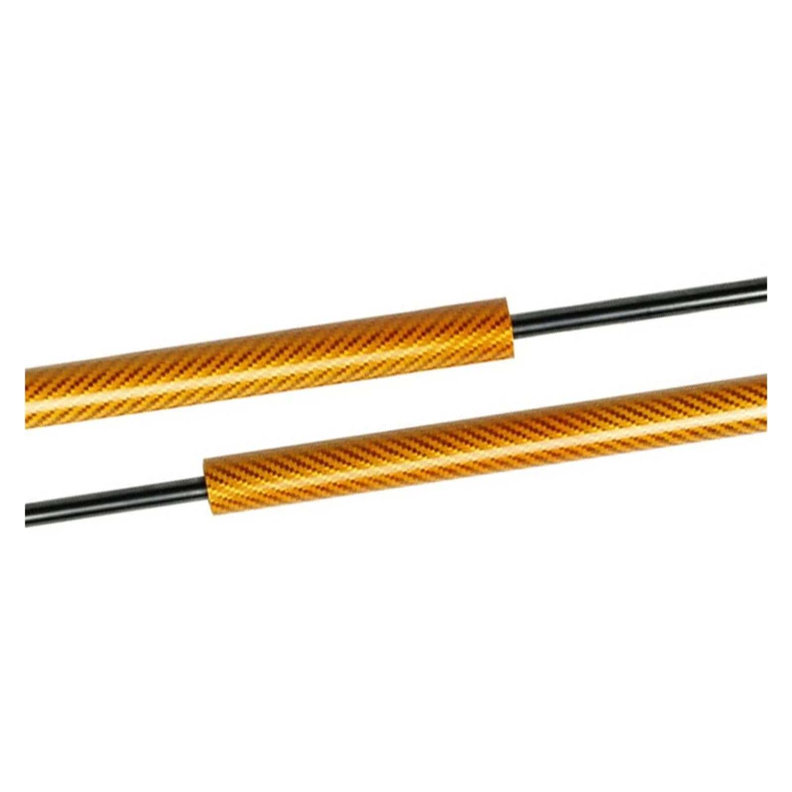 Gasdruckfeder Dämpfer Für VW Für Polo Für Vivo Mk4 6Q/9N/9N3 2001-2009 Haubenstreben Vordere Motorhaube Gasfedern Hebestützen Haubenlift Gasdruckdämpfer(Yellow Carbon Fiber) von Hguvsjd