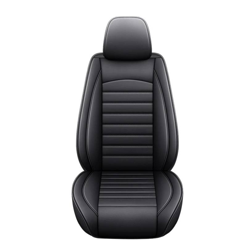 Hguvsjd Autositzbezüge Für Hyundai Für Tucson Für Santa FE I30 I40 Für Veloster Für Genesis Für Venue/Universal Auto Sitzbezug Autositzüberzug(Black 1 Seat) von Hguvsjd