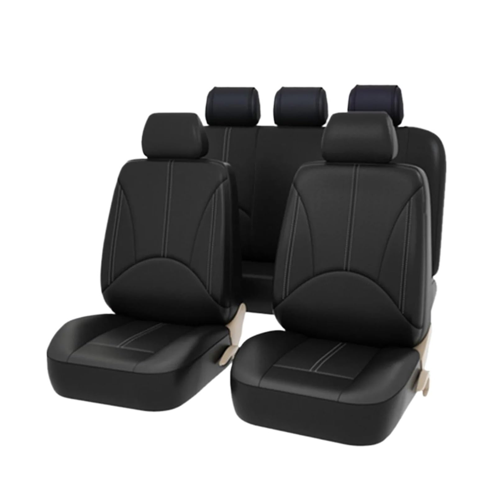 Hguvsjd Autositzbezüge Für Subaru Für Legacy Für Impreza/Universal Autositzbezug/Taxi Auto Zubehör Autositzüberzug(5pcs-Grey) von Hguvsjd