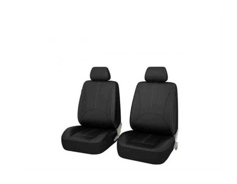 Hguvsjd Autositzbezüge Für VW Für Passat B7 Für Polo/Universal Autositzbezug/Taxi Auto Zubehör Autositzüberzug(2pcs-Grey) von Hguvsjd