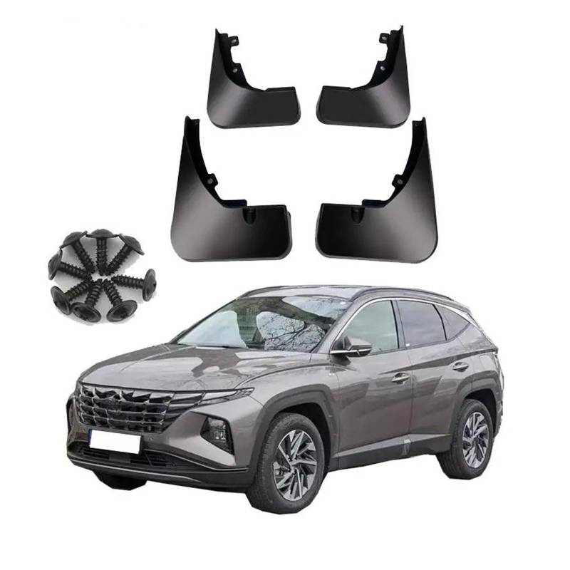 Kotflügel Für Hyundai Für Tucson NX4 2021 2022 2023 Kotflügel Schlamm Flap Flaps Splash Guards Für Kotflügel Schutz Abdeckung Auto Zubehör Schutzbleche von Hguvsjd