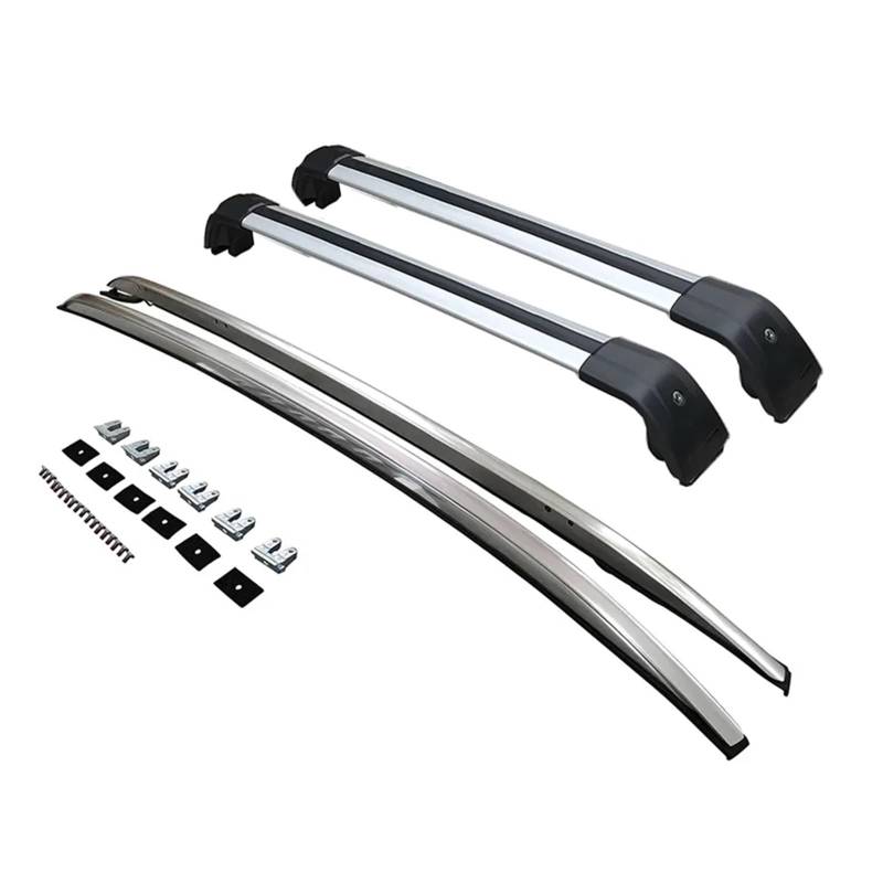 Relingträger Für Mazda Für CX-30 CX30 2020-2024 Schienen Bar Gepäckträger Bars Top Cross Bar Rack Schiene Boxen Aluminium Dachträger(Silver b) von Hguvsjd