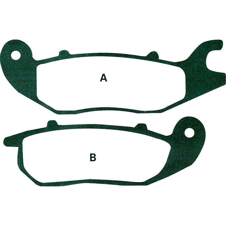 Hi-Q Bremsbeläge organisch FA375  110,6/98,7x34,6/33,5x7,6/7,5mm von Hi-Q